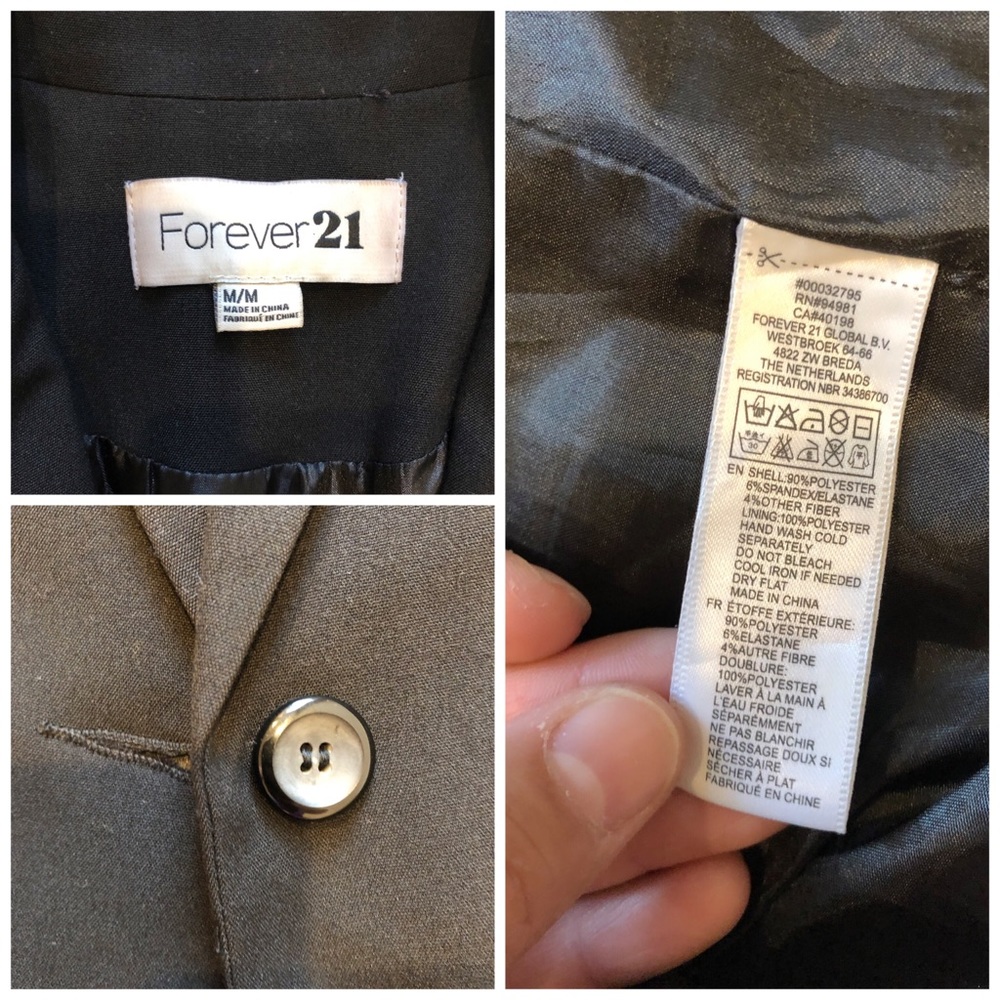 Forever 21 Black Blazer - Picture 7 of 8